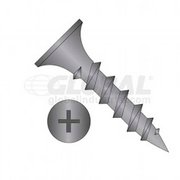 SARJO INDUSTRIES Drywall Screw, #6 x 1 in, Steel, Bugle Head 100 PK 01250